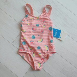 NEW girl's Fruity Stripes Swimsuit one piece